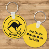 Kangaroo Icon Schlüsselanhänger