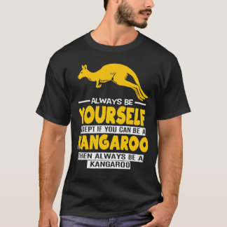 Kangaroo Immer du selbst Pouch Joey Aussie T-Shirt