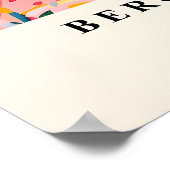 Kangaroo in bathtub art print, Dopamine art, Funny Poster (Ecke)