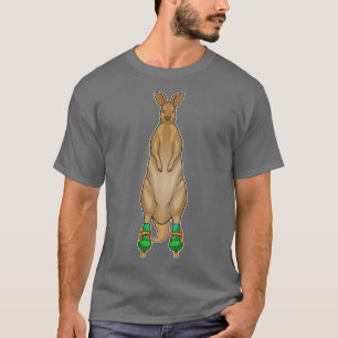 Kangaroo Inline Skaten Roller Skate T-Shirt