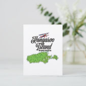 Kangaroo Island Australien Karte (Stehend Vorderseite)