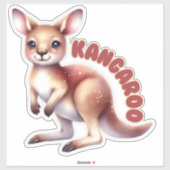 KANGAROO (JOEY) - KINDERZIMMER STICKER (Blatt)