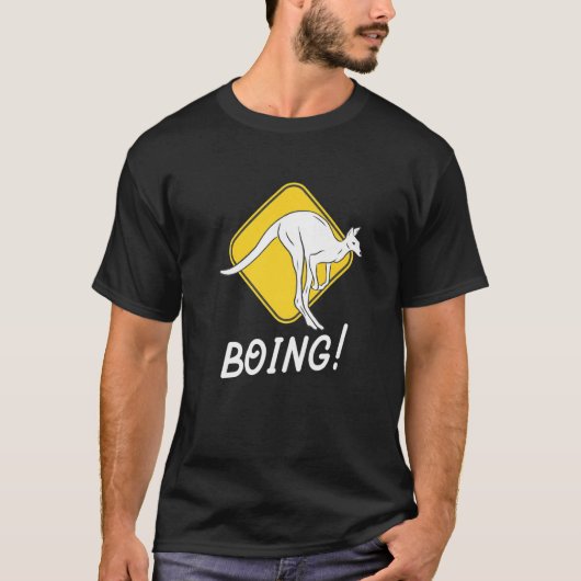 Kangaroo Jumping T-Shirt (Vorderseite)
