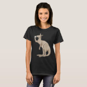 Kangaroo-Kaffee-Cup T-Shirt (Vorne ganz)