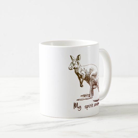 Kangaroo Kaffeetasse (VorderseiteRechts)