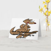 Kangaroo Karte (Gelbe Blume)
