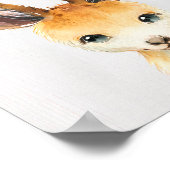 Kangaroo Kinderzimmer Kunstdruckerei Poster (Ecke)