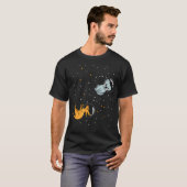 Kangaroo Koala Australien Astronaut Space T-Shirt (Vorne ganz)