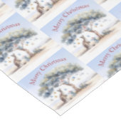 Kangaroo Koalas Platypus Weihnachten Gumtree Baubl Tischdecke (Schrägansicht)