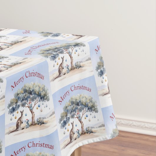 Kangaroo Koalas Platypus Weihnachten Gumtree Baubl Tischdecke (Beispiel)
