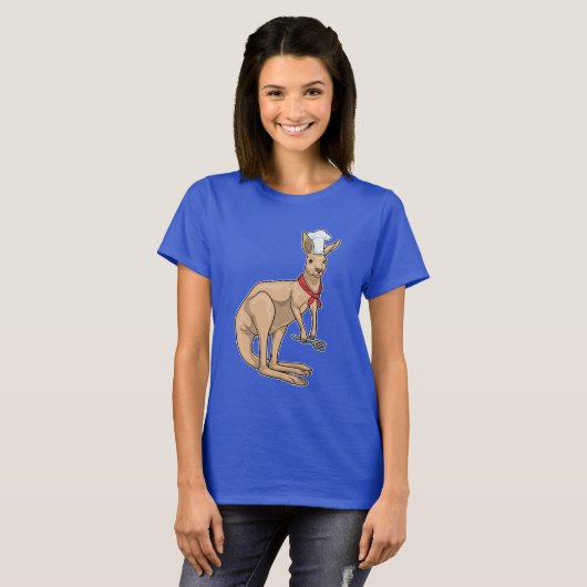 Kangaroo Koch Spatula Cook T-Shirt (Vorne ganz)