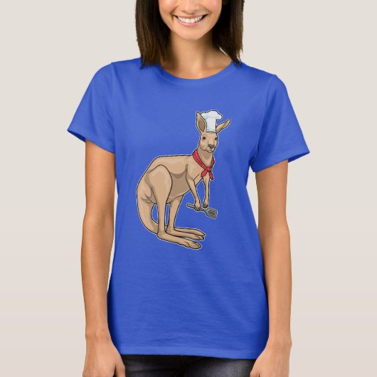 Kangaroo Koch Spatula Cook T-Shirt (Vorderseite)