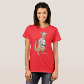 Kangaroo-Kochpfanne-Kochen T-Shirt (Vorne ganz)