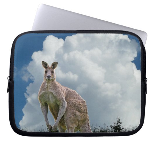 Kangaroo Laptop Sleeve (Vorderseite)
