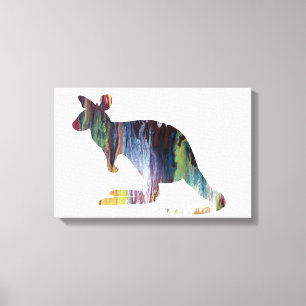Kangaroo Leinwanddruck