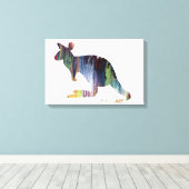 Kangaroo Leinwanddruck (Insitu (Holzboden))