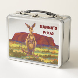 Kangaroo Lock Box Metall Brotdose