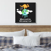 Kangaroo Methane Furz Leinwanddruck (Insitu (Schlafzimmer))