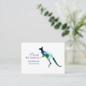 Kangaroo Mighty, Standard Matte Visitenkarte (Stehend Vorderseite)