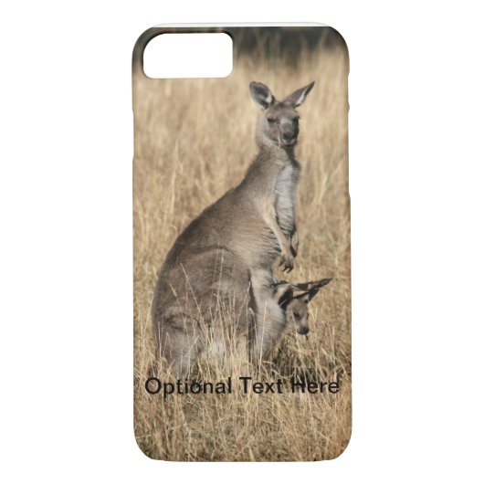 Kangaroo mit Baby Joey in Pouch Case-Mate iPhone Hülle (Rückseite)