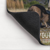 Kangaroo mit Baby-Joey Tasmania Australien Mousepad (Ecke)