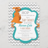 Kangaroo Mommy & Baby - Einladung zur Kinderdusche (Vorne/Hinten)