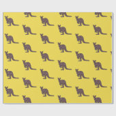 Kangaroo Mosaic Geschenkpapier (Flach)