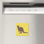 Kangaroo Mosaic Magnet (In Situ (Geschirrspüler))