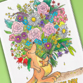 Kangaroo Mother's Day greetingcard by Nicole Janes Karte