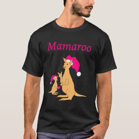 Kangaroo Mum puaustralische Mütter Tag T-Shirt (Vorderseite)