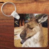 Kangaroo Nah hoch, Keyring Schlüsselanhänger (Vorderseite)