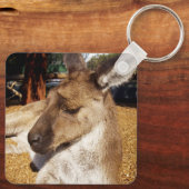 Kangaroo Nah hoch, Keyring Schlüsselanhänger (Rückseite)
