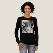 Kangaroo, Niedliches Baby Joey Design Tri-Blend Shirt (Volle Vorderseite)