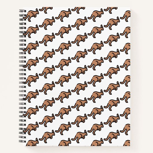 Kangaroo Notizblock (Vorderseite)