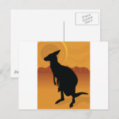 Kangaroo Outback Postkarte (Vorne/Hinten)