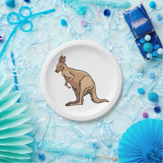 Kangaroo Pappteller (Party)