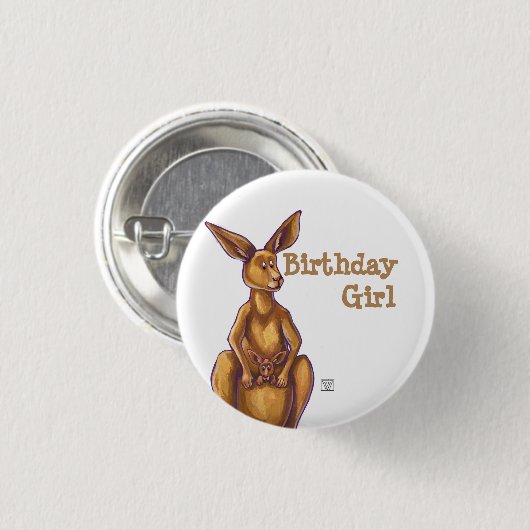 Kangaroo Party Center Button (Vorne & Hinten)