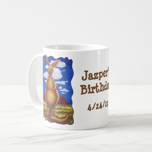 Kangaroo Party Center Kaffeetasse (Vorderseite Links)