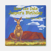 Kangaroo Party Center Magnet (Vorne)