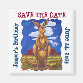 Kangaroo Party Center Magnet (Vorne)