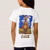 Kangaroo Party Center T-Shirt (Rückseite)
