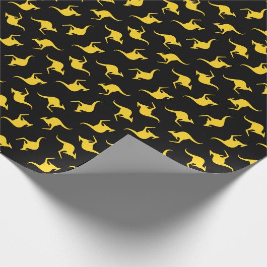 Kangaroo Pattern Geschenkpapier (Ecke)