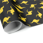 Kangaroo Pattern Geschenkpapier (Rolleneckpunkt)