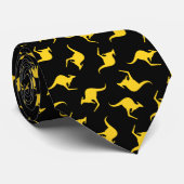 Kangaroo Pattern Krawatte (Gerollt)