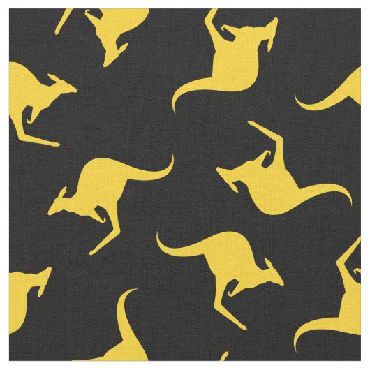 Kangaroo Pattern Stoff (Nahaufnahme)