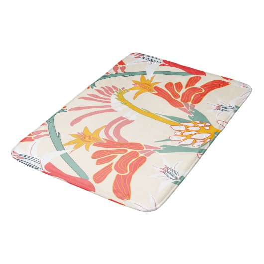 Kangaroo Paw Badematte (Schrägansicht)