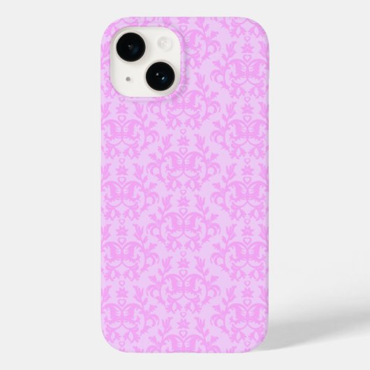 Kangaroo Paws Damask lilac Case-Mate iPhone Hülle (Rückseite)