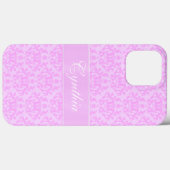 "Kangaroo Paws" damask lilac name Case-Mate iPhone Hülle (Rückseite (Horizontal))