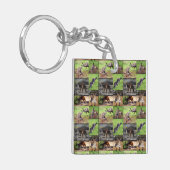 Kangaroo Picture Collage, Schlüsselanhänger (Vorderseite links)