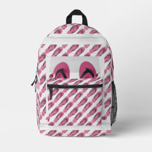 Kangaroo Pink Flip Flops Kinder Bedruckter Rucksack